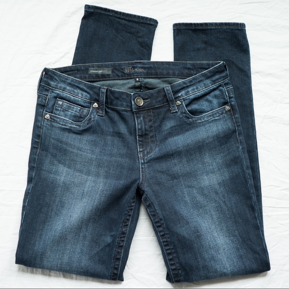 Kut Long Mid Rise Jeans